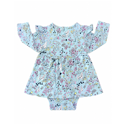 Milky Floral frill baby dress - size 000