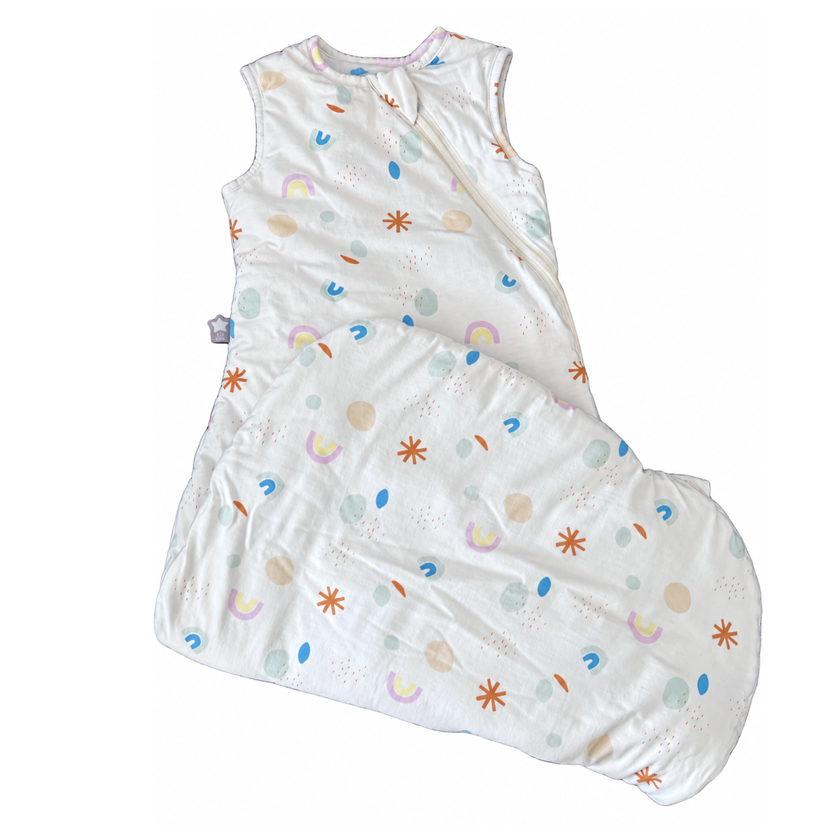 Tommee Tippee 3.5 TOG Abstract Rainbow Sleeping Bag - size 1-3y
