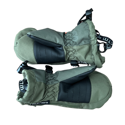 XTM Dino totally wild snow mittens - size 3XS 0-2y
