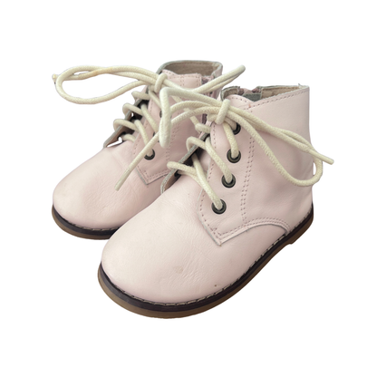 Bobby Lane Pink lace-up boots - size 7