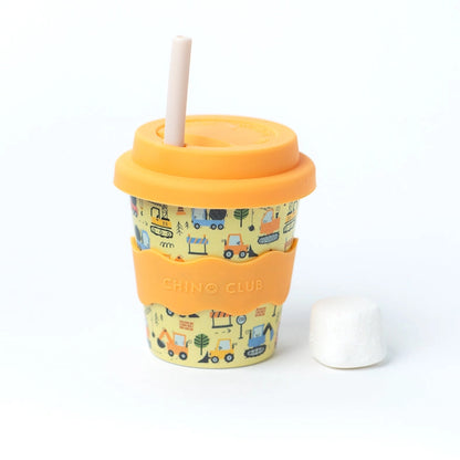 Chino Club - Digger Babychino Cup 4oz + straw image 0