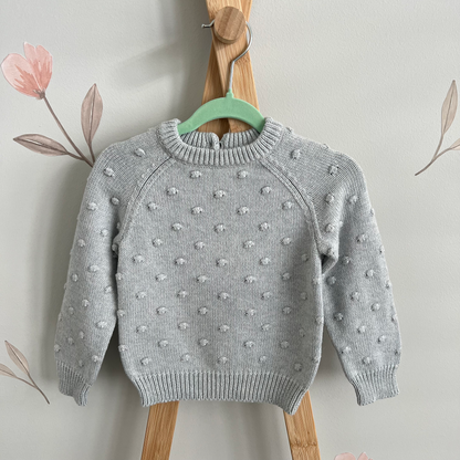 Jamie Kay ocean spray marle dotty knit - size 0 image 0