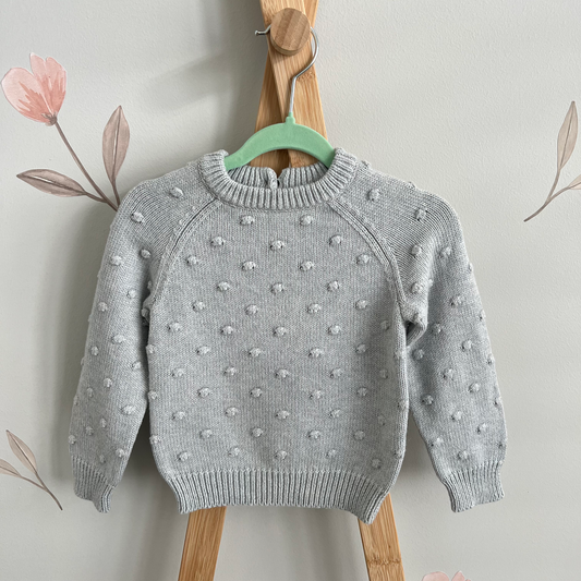 Jamie Kay ocean spray marle dotty knit - size 0 image 0