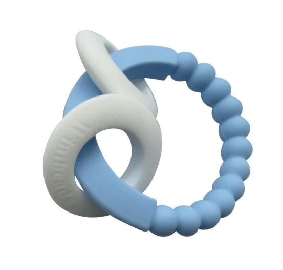 Winibeads teether - pale blue + white image 0