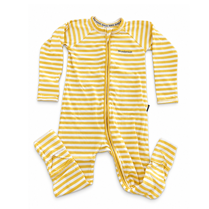 Bonds Yellow Stripe Wondersuit - size 2