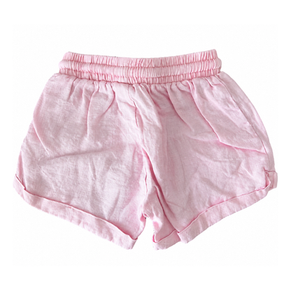 Marlow & Mae Pink Everyday Linen Short - size 1