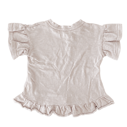 Jamie Kay Ruffle Top in Dusty Rose - size 0