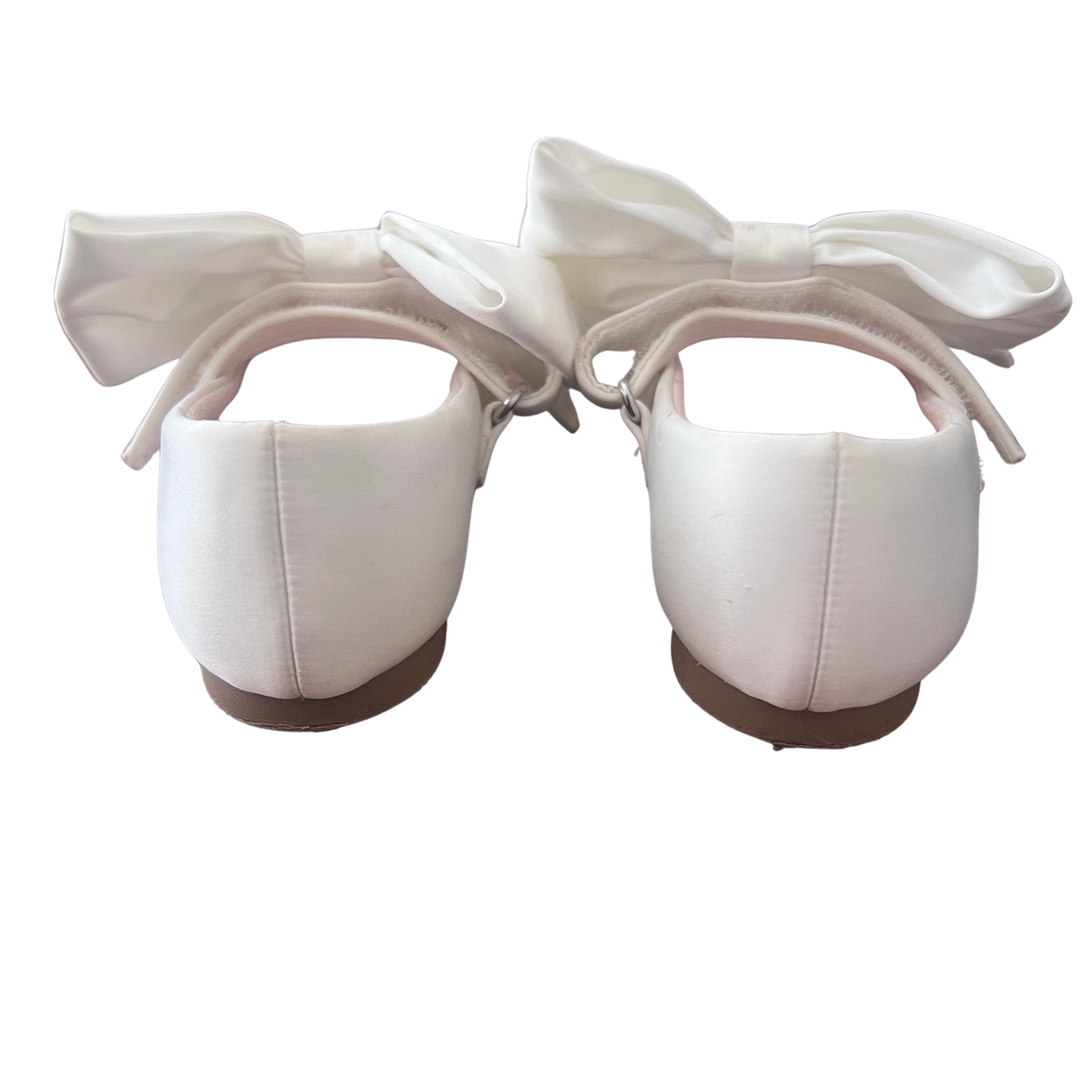 NEXT White Bow Mary Jane Shoes - size EU 22