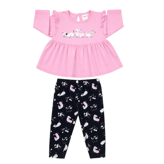 Sprout frill top and legging set - size 0 image 0