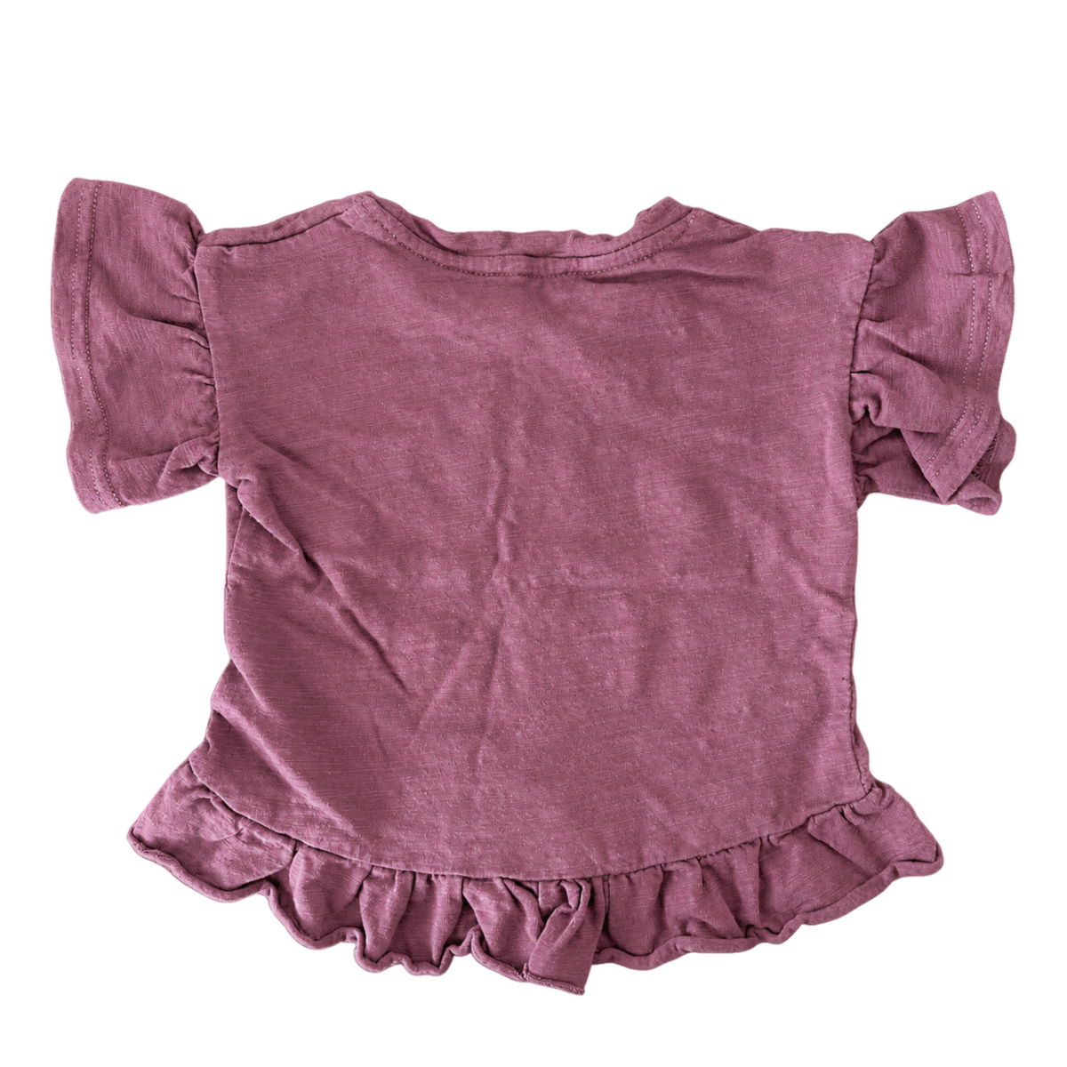 Jamie Kay Ruffle Top in Berry - size 0