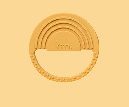 Kiin Silicone Rainbow Teether - Tan image 2