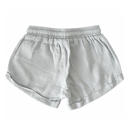 Marlow & Mae Light Blue Everyday Linen Short - size 4