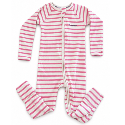 Bonds Wide Needle Rib Zip Wondersuit - size 2