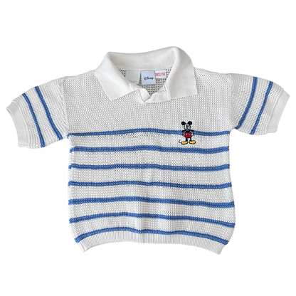 Zara Mickey Mouse © Waffle-Knit Shirt - size 5 (smaller fit)