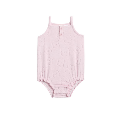 Seed Heritage terry flower romper - size 00 image 2