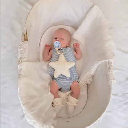 By Lulul The Label pacifier holder - cloud star image 1