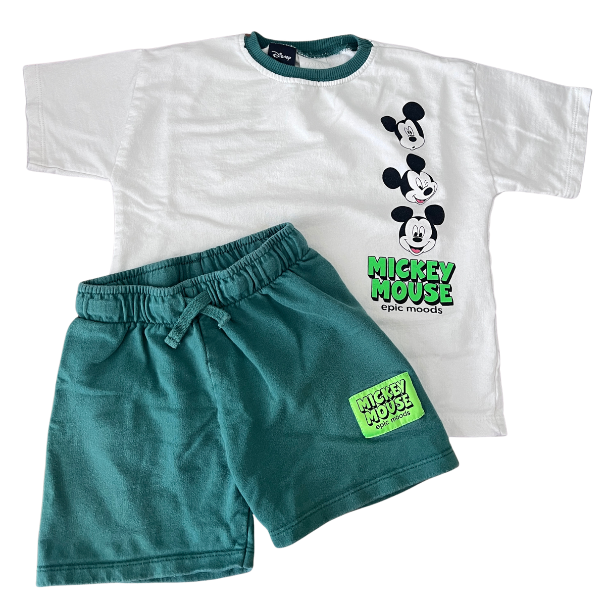 Zara Mickey Mouse © Tee & Shorts Set - size 4