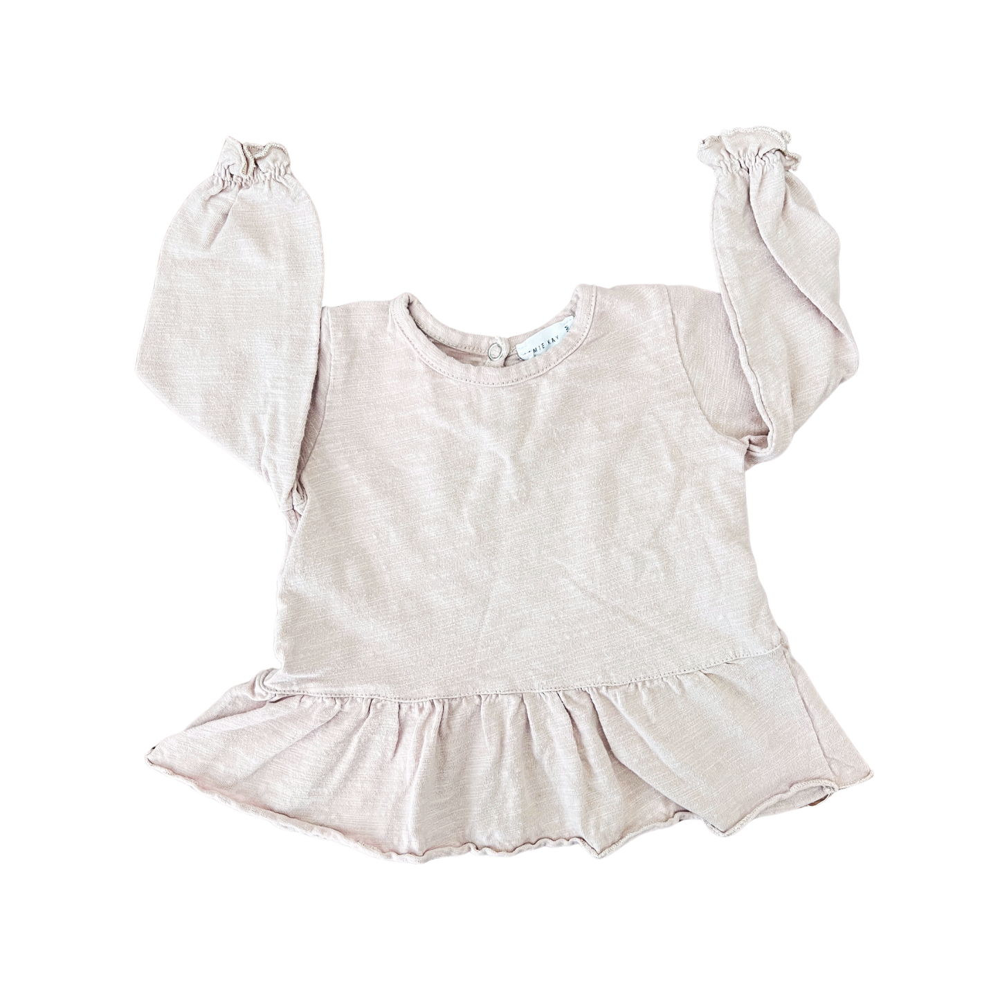 Jamie Kay Long sleeve top in dusky rose - size 0