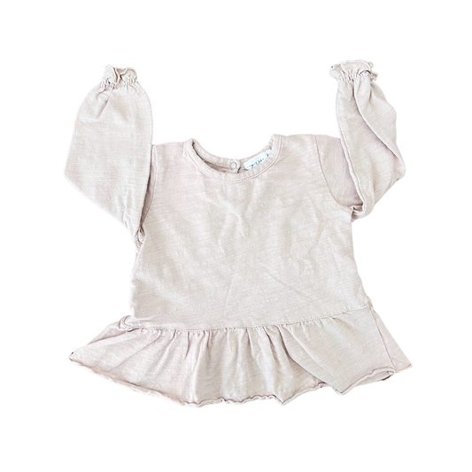 Jamie Kay Long sleeve top in dusky rose - size 0