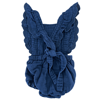 Jamie Kay Evie Playsuit in Navy - size 1