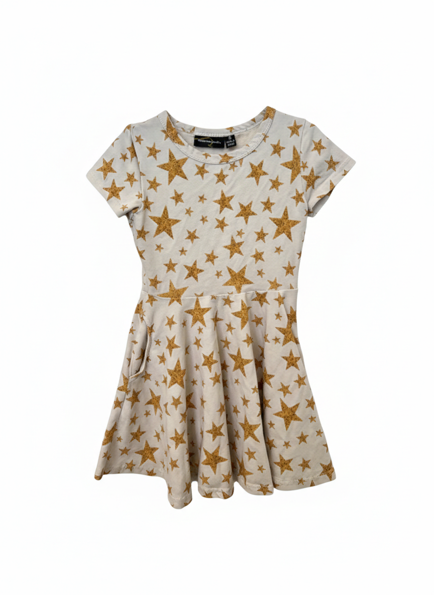 Rock Your Kid stars drop waist dress - size 4 image 0