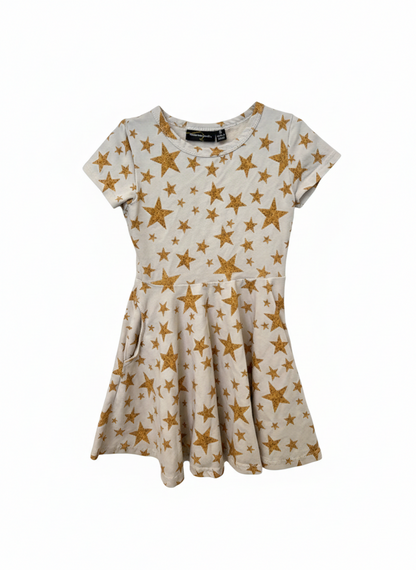 Rock Your Kid stars drop waist dress - size 4 image 0