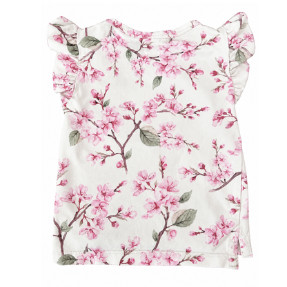 Snuggle Hunny Cherry Blossom Organic T-Shirt - size 00
