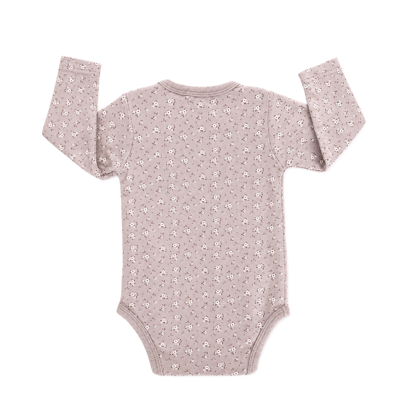 Jamie Kay Long sleeve bodysuit in dusty rose floral - size 0