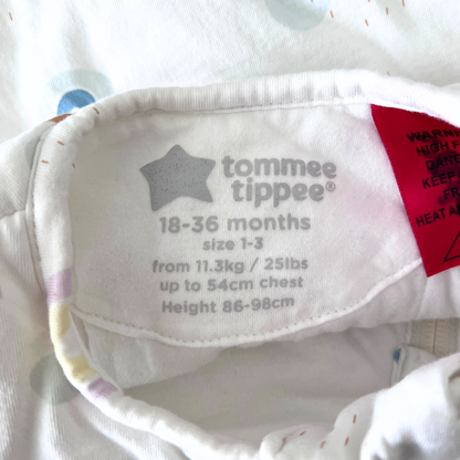 Tommee Tippee 3.5 TOG Abstract Rainbow Sleeping Bag - size 1-3y