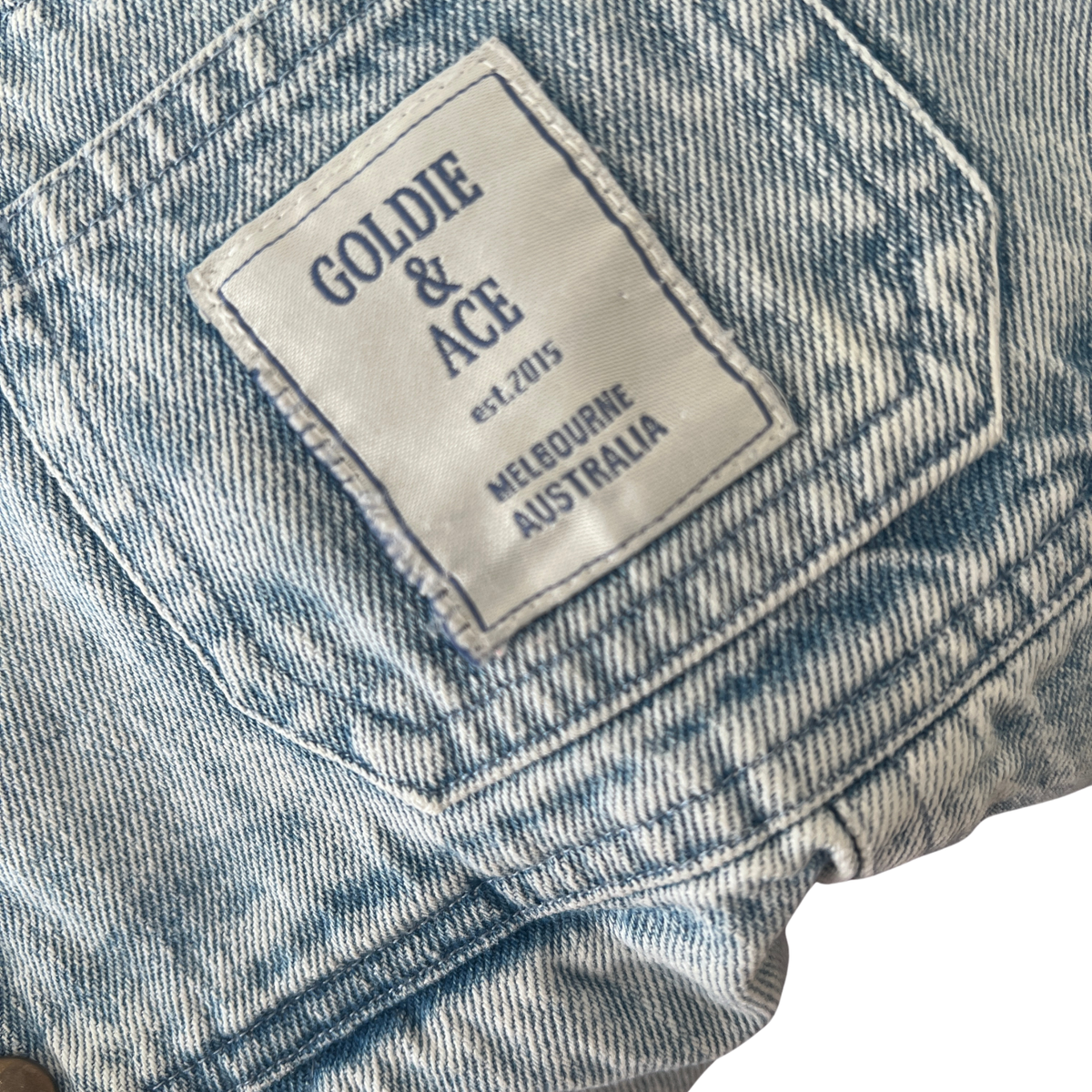 Burton vintage washed denim overalls - size 0