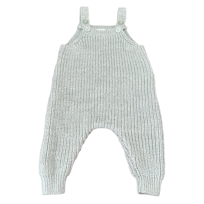 Seed Heritage Sage Green Mixy Knit Overall - size 000