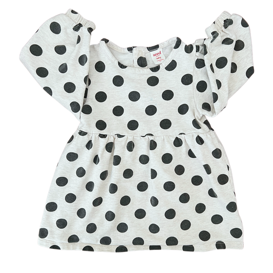 Seed Heritage spot long sleeve dress - size 1