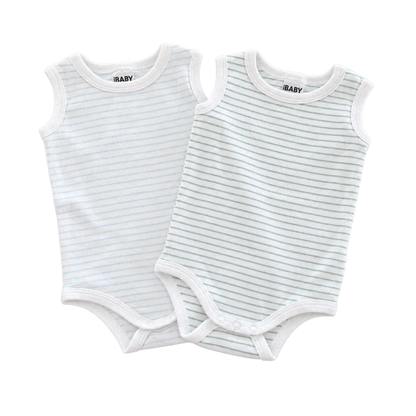 Cotton On Baby 2pk Sleeveless Bodysuit - size 00