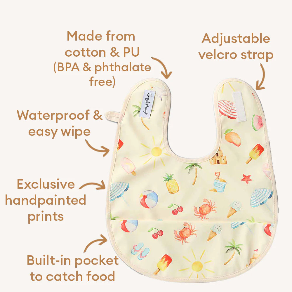 Snuggle Hunny beach fun snuggle bib image 1
