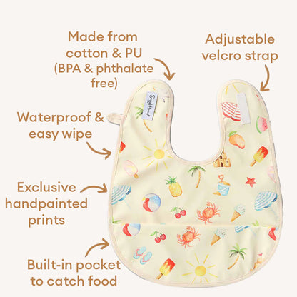 Snuggle Hunny beach fun snuggle bib image 1