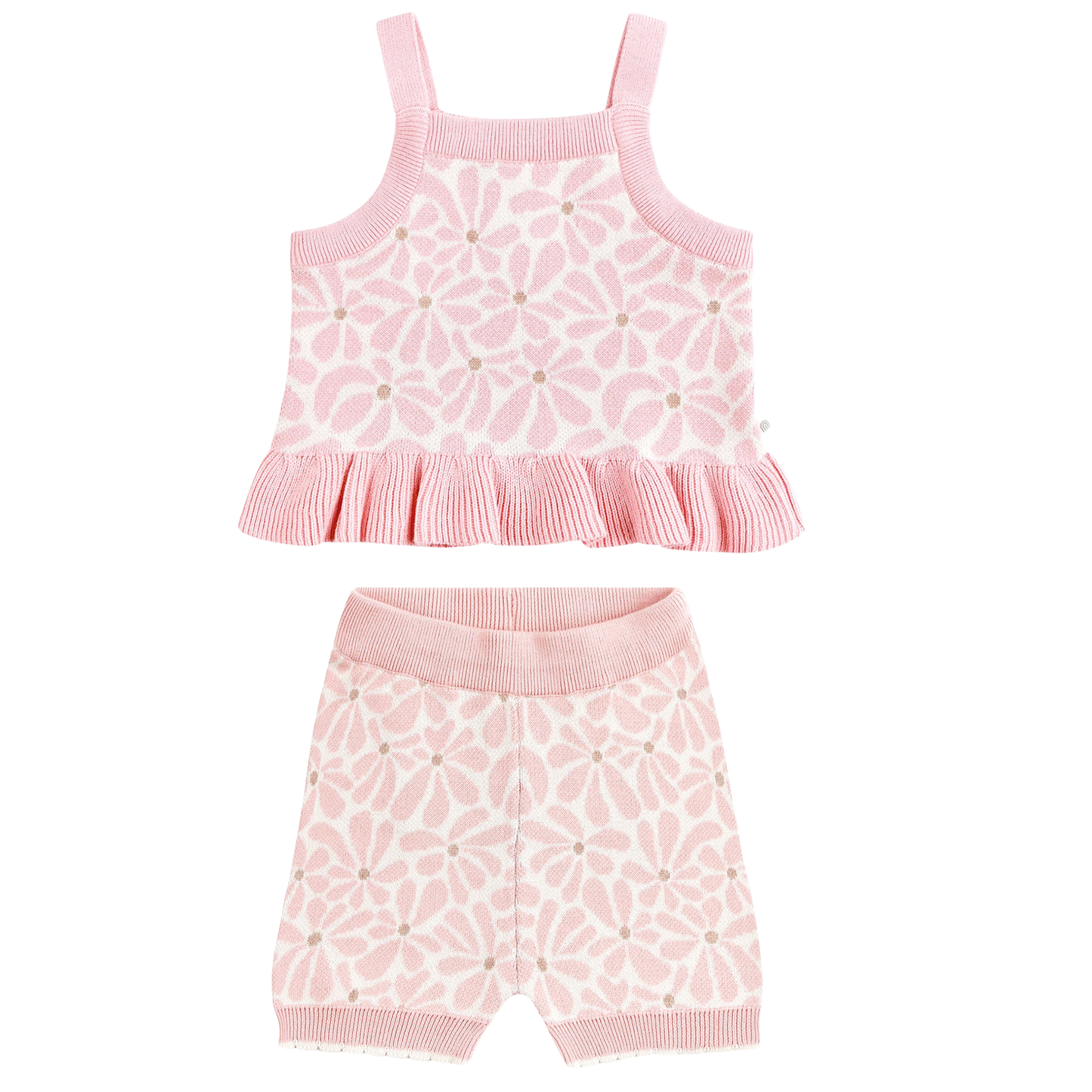 Kynd Baby hibiscus knit frill set image 0