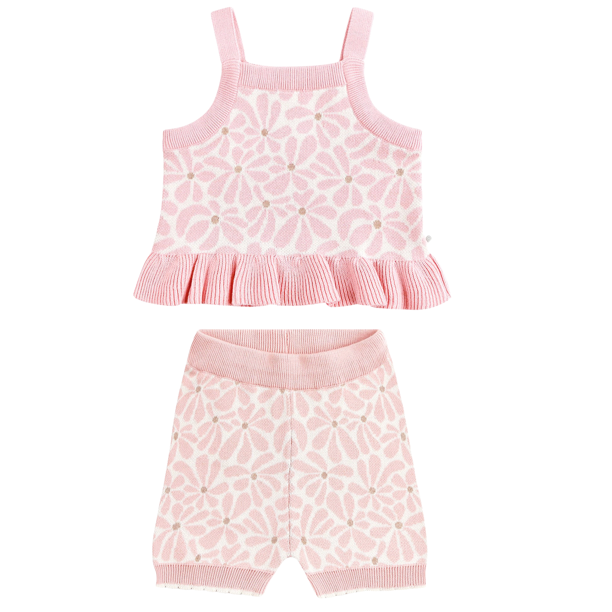 Kynd Baby hibiscus knit frill set image 0