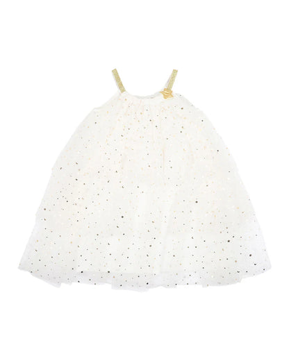 Bebe by Minihaha sparkly tiered dress - size 3 image 0
