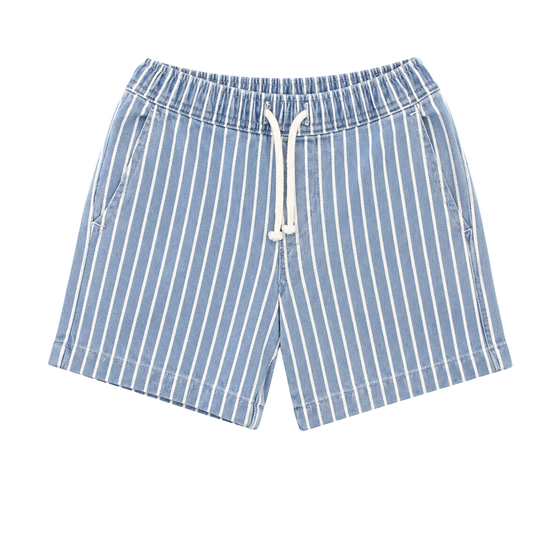 Seed Heritage core logo shorts in denim stripe - size 2 image 0