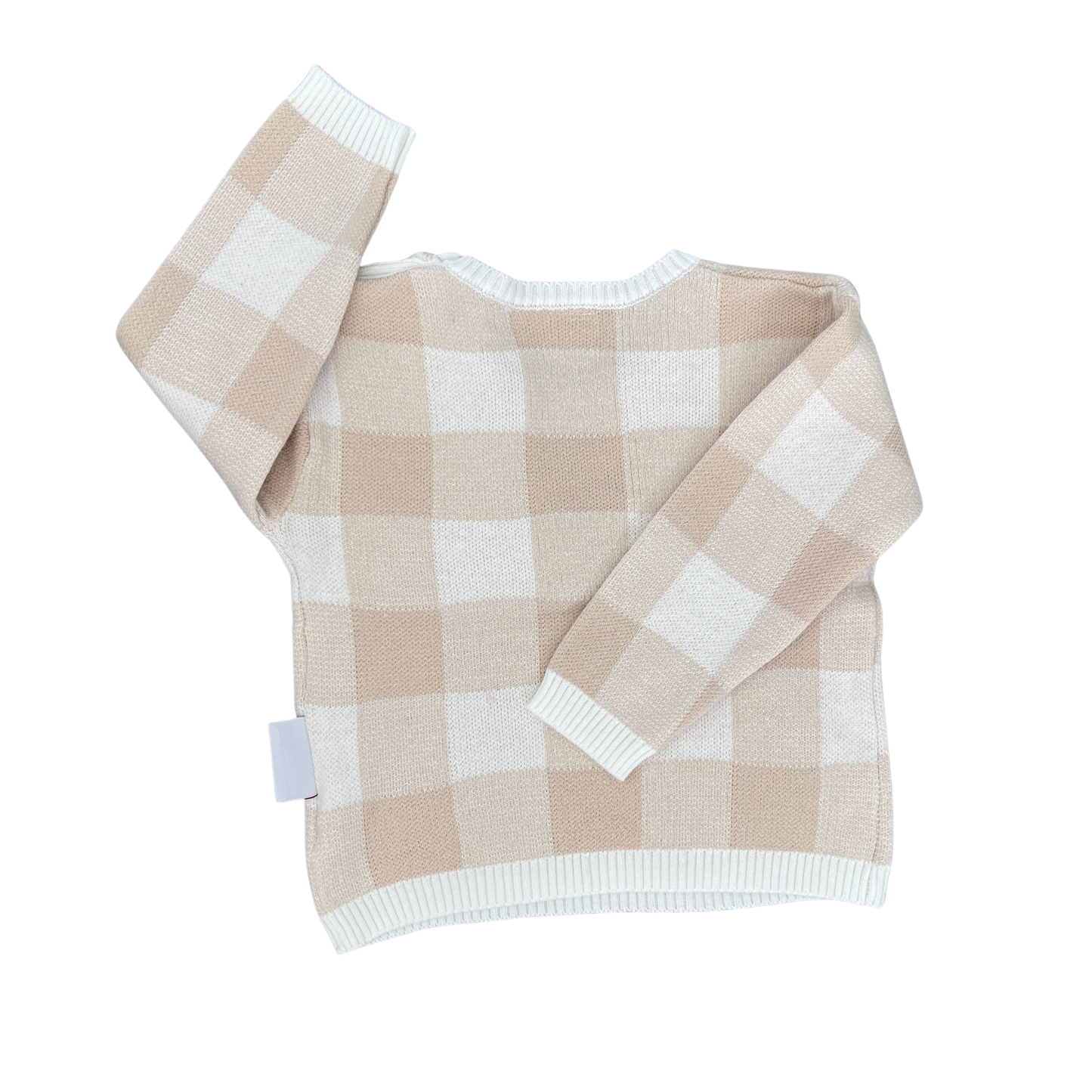 Poss and Soss gingham knit jumper - size 000 image 2
