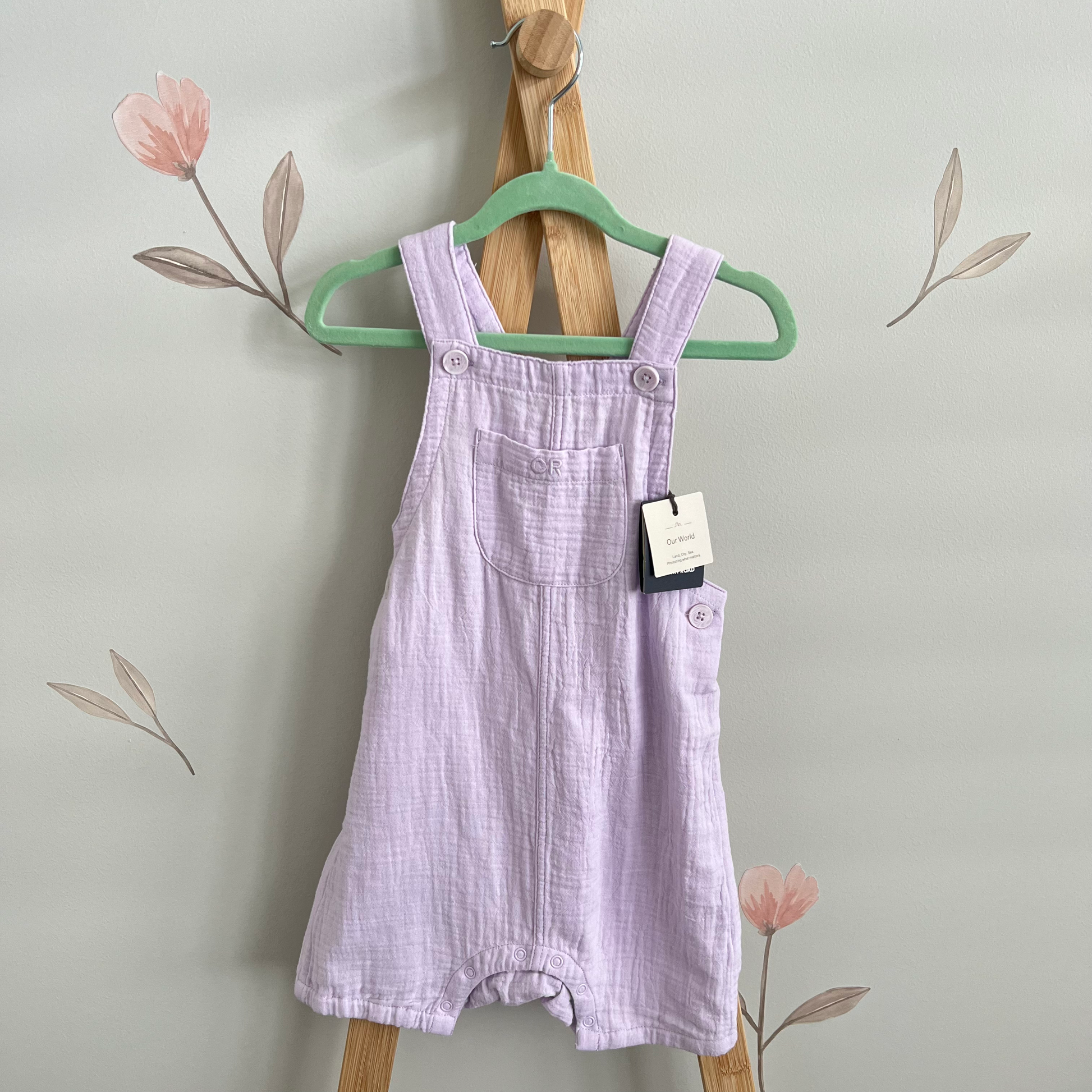 Country Road lilac textured overalls - size 1 image 2