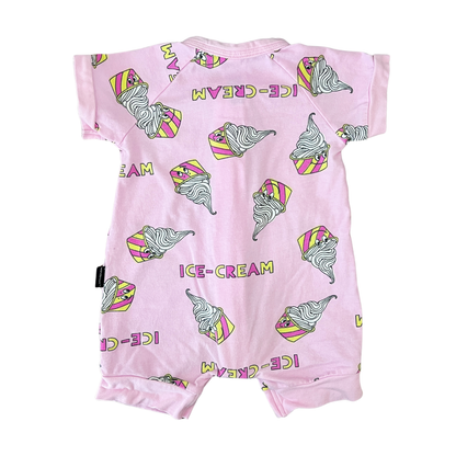 Bonds Sundae Swirls Zip Romper - size 000