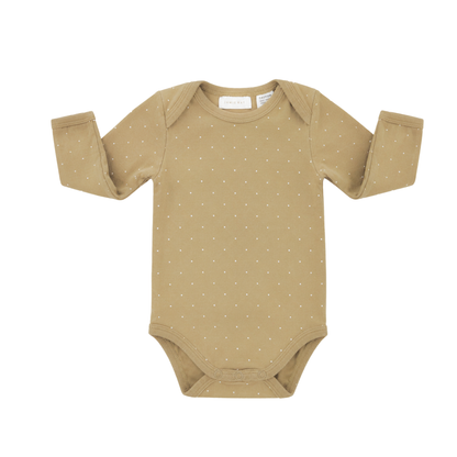Jamie Kay Tiny dots long sleeve bodysuit + pants - size 0