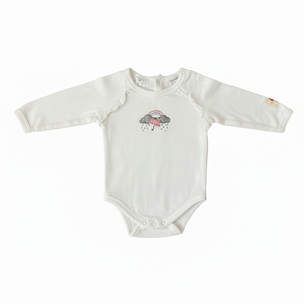 Purebaby rain cloud bodysuit - size 000 image 0