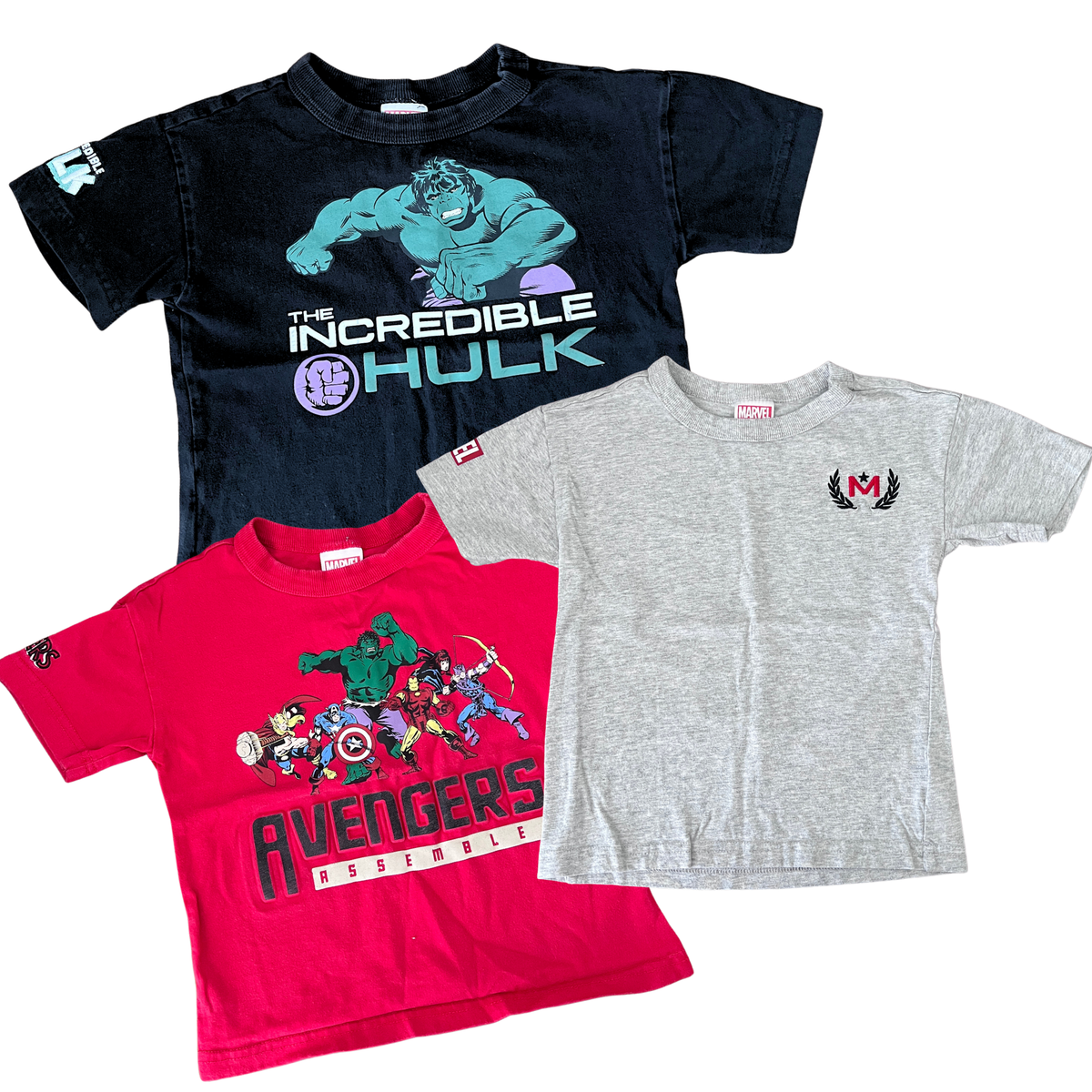 Cotton On Kids 3pk Marvel Tees - size 3