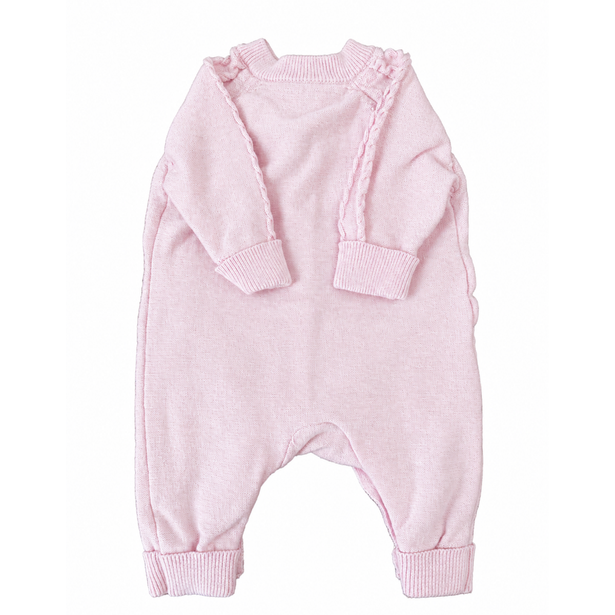 Dymples Pink Cable Knit Growsuit - size 0000