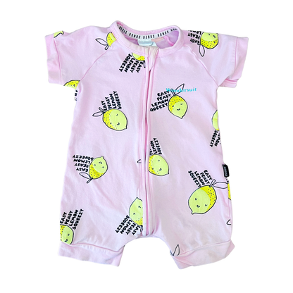 Bonds Lemon Squeezy Zip Romper - size 00