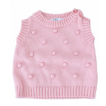 Bebe by Minihaha Bobble Knit Vest - size 000