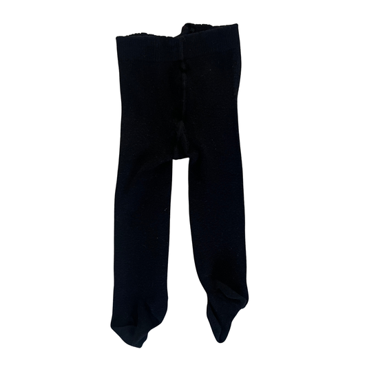 Marquise Black knitted tights - size 0-6m