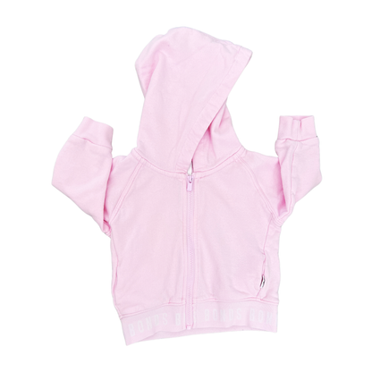 Bonds zip thru hoodie in pink - size 0 image 0